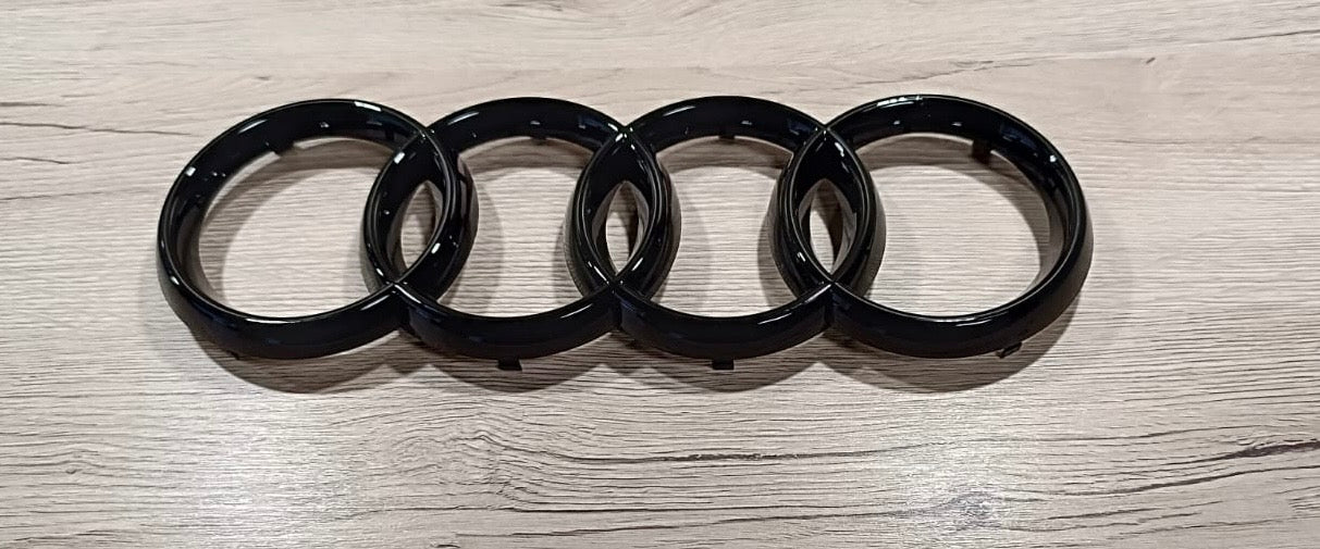 Audi A1 Emblem Schwarz