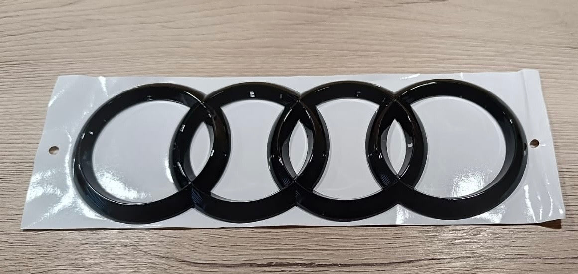 Audi Q5 Emblem Schwarz