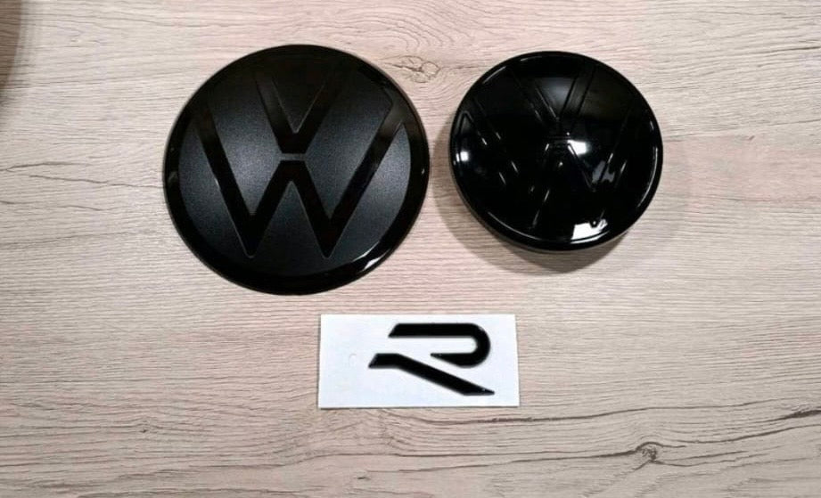 Arteon R Emblem Set schwarz