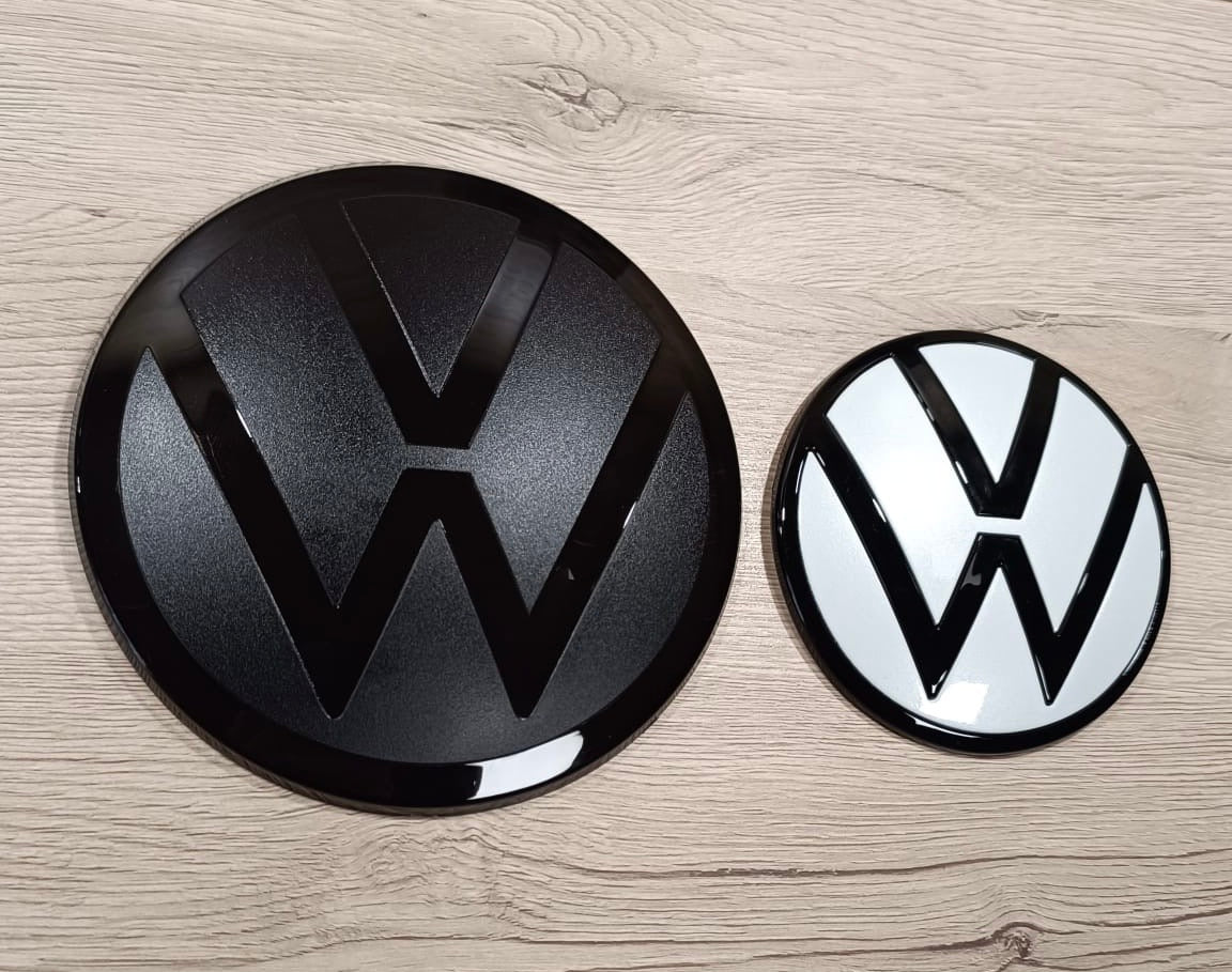 VW Tiguan 2 Emblemset Schwarz