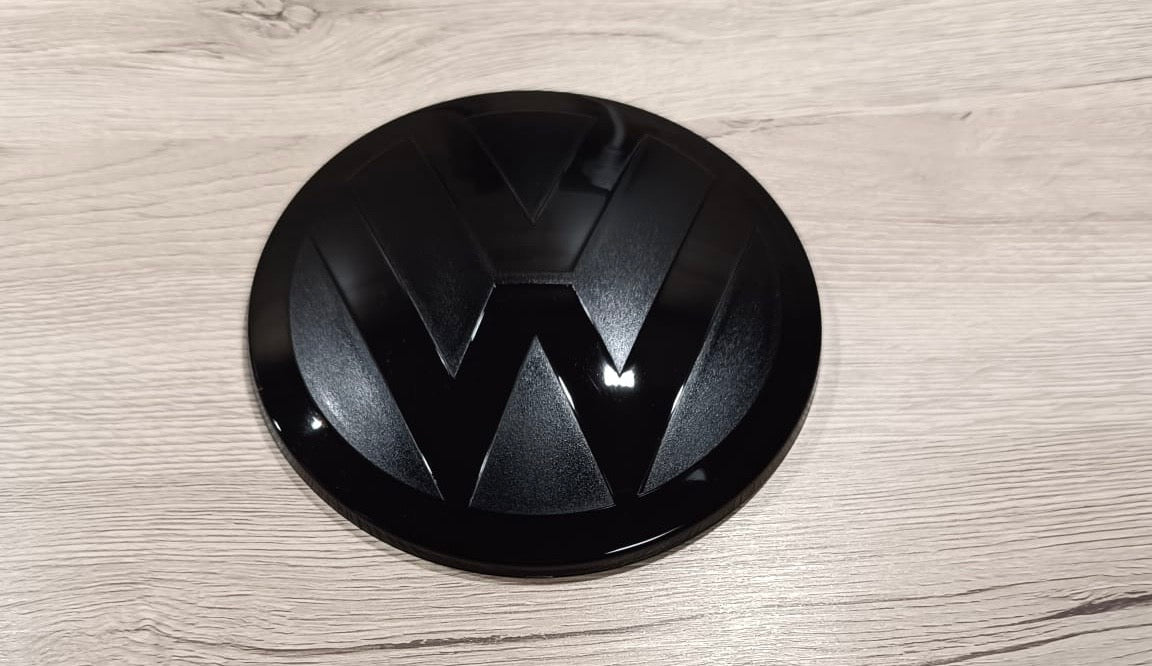 VW T-ROC Emblem Logo Front Schwarz