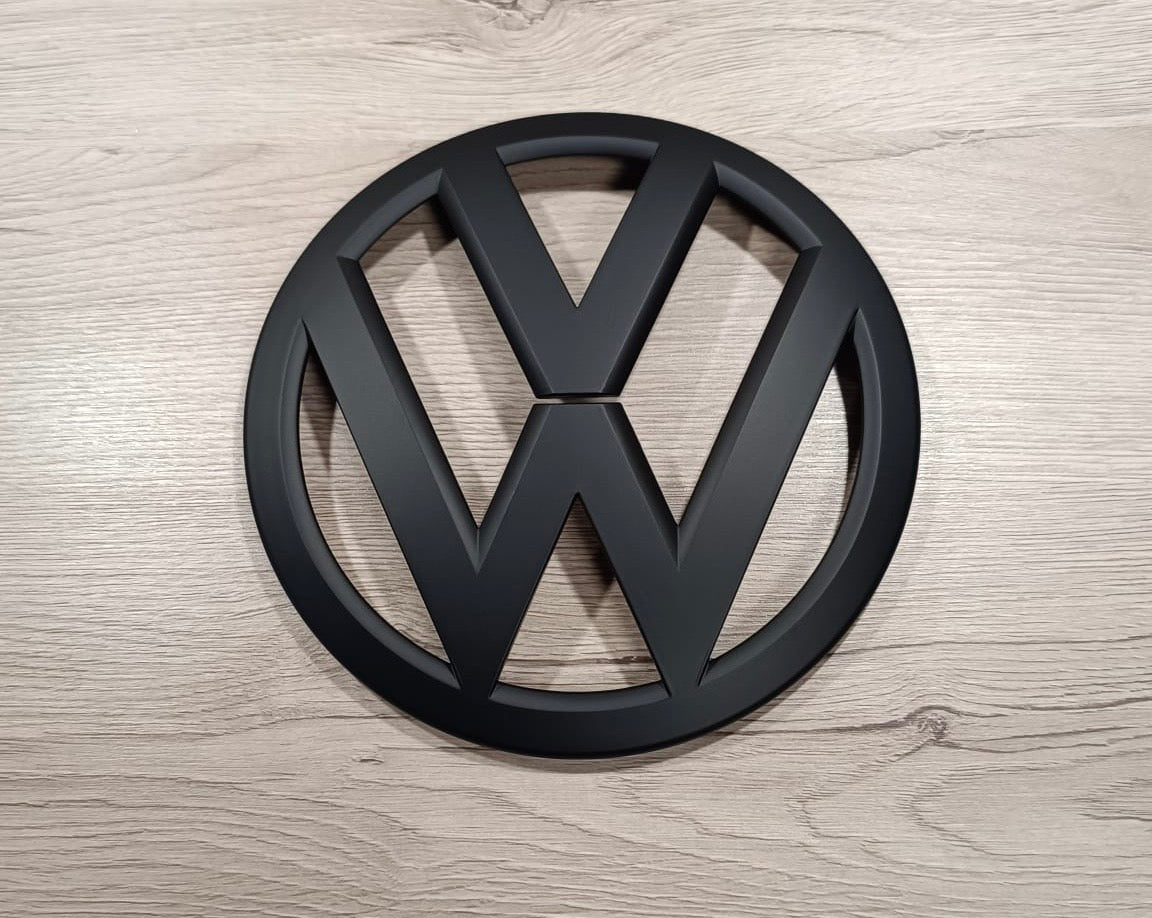 VW Crafter 2 Emblem Front Schwarz matt