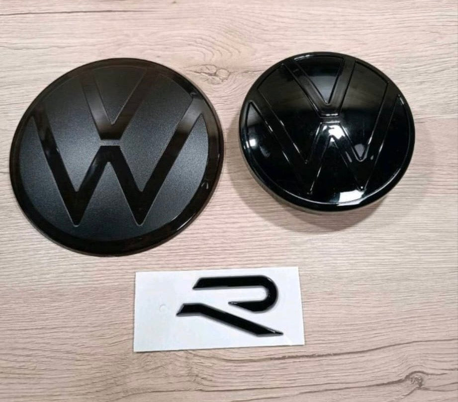 Arteon R Emblem Set schwarz