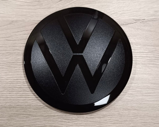 VW Golf 8 Emblem Logo Front Schwarz