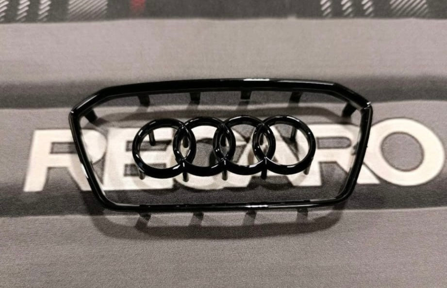 Audi Lenkrad Emblem Logo Schwarz