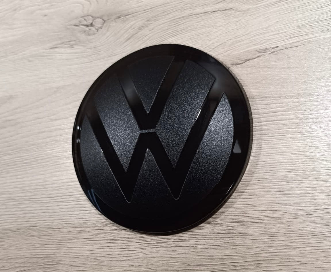 VW Polo 6C Frontemblem Cover Schwarz