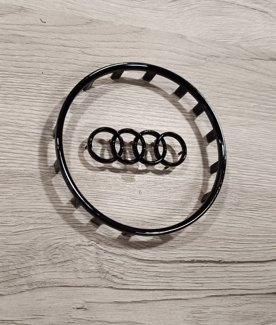 Audi Lenkrad emblem Logo Schwarz