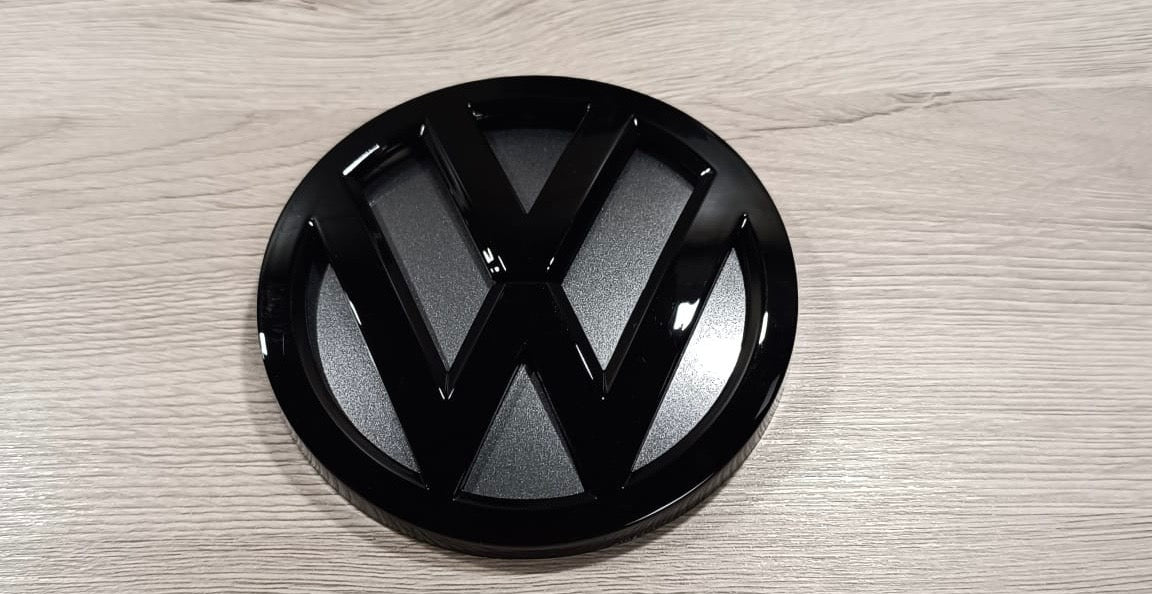 VW Polo AW Emblem Logo Heck Schwarz