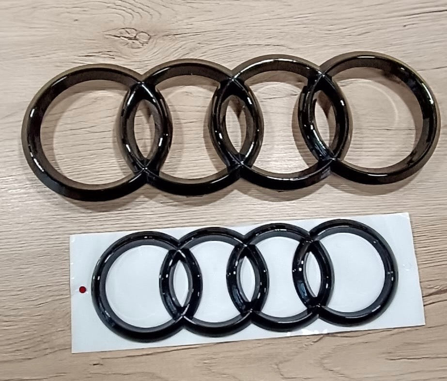 Audi A3 Emblem Logo Schwarz