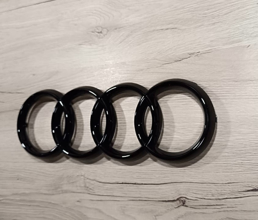 Audi A4 Emblem Schwarz