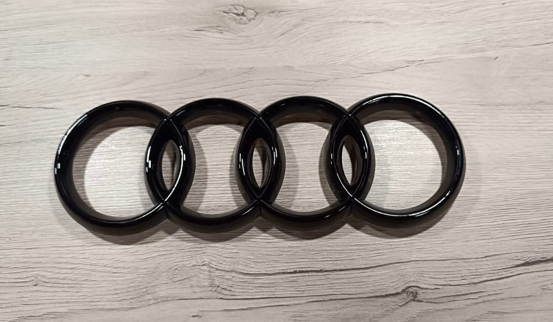 Audi A4 Emblem Schwarz