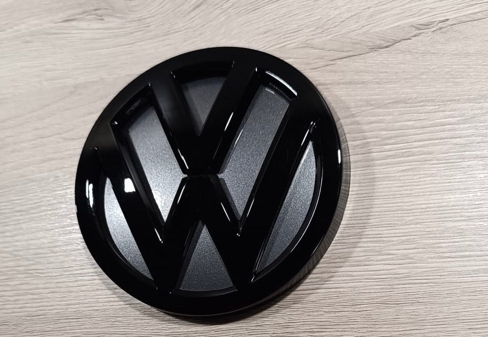 VW Polo AW Emblem Logo Heck Schwarz