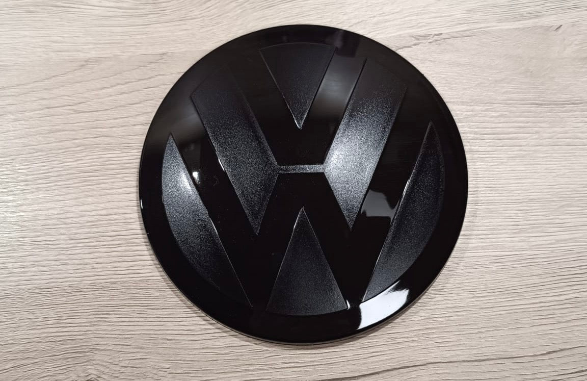 VW T-ROC Emblem Logo Front Schwarz