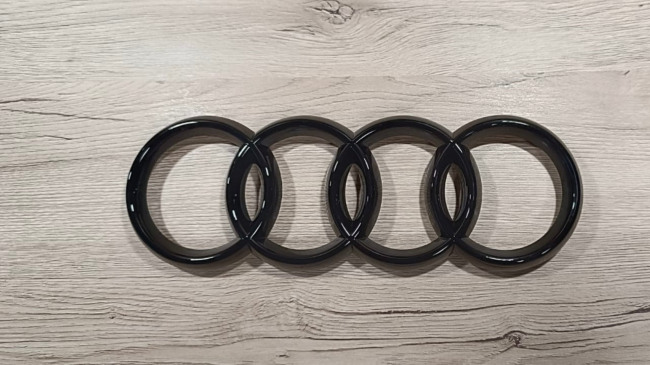 Audi A4 Emblem Schwarz