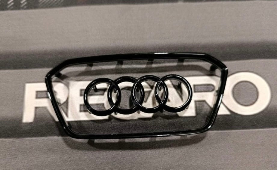 Audi Lenkrad Emblem Logo Schwarz