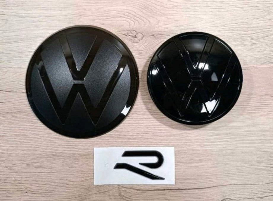 Arteon R Emblem Set schwarz