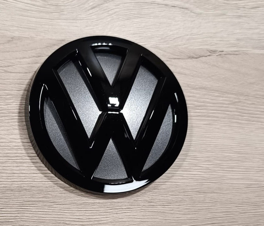 VW Polo AW Emblem Logo Heck Schwarz