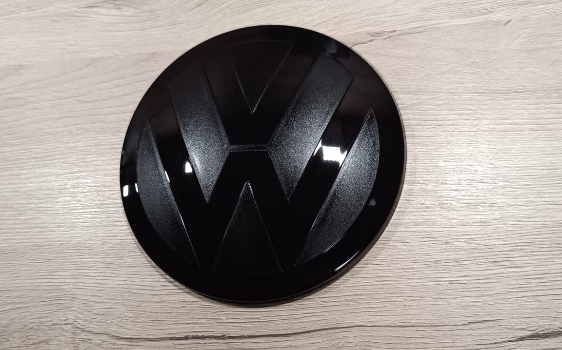 VW T-ROC Emblem Logo Front Schwarz