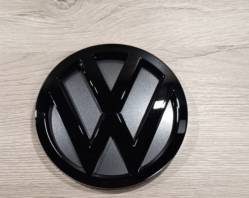 VW Polo AW Emblem Logo Heck Schwarz