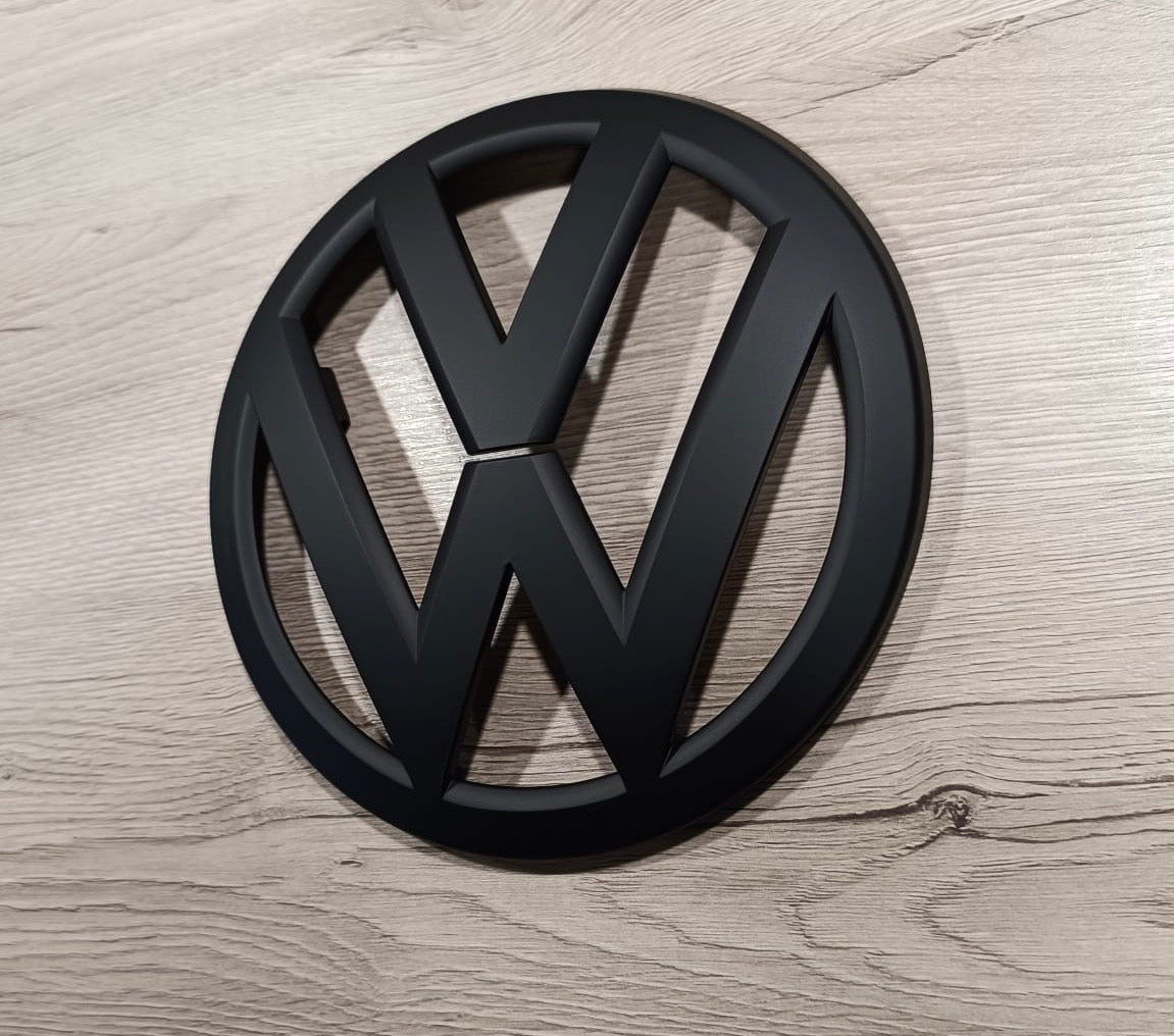 VW Crafter 2 Emblem Front Schwarz matt