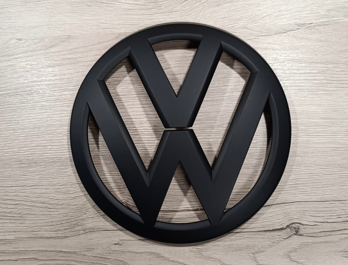 VW Crafter 2 Emblem Front Schwarz matt