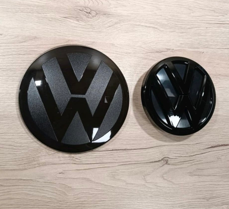 Passat B8 Emblem-Set schwarz