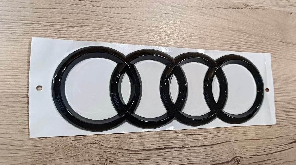 Audi Q5 Emblem Schwarz