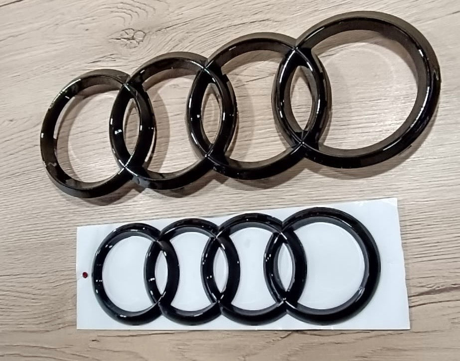 Audi A3 Emblem Logo Schwarz