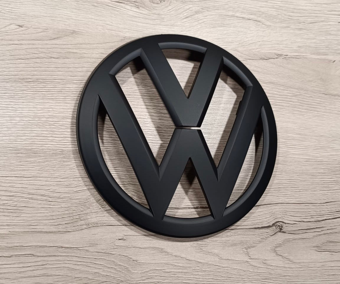 VW Crafter 2 Emblem Front Schwarz matt