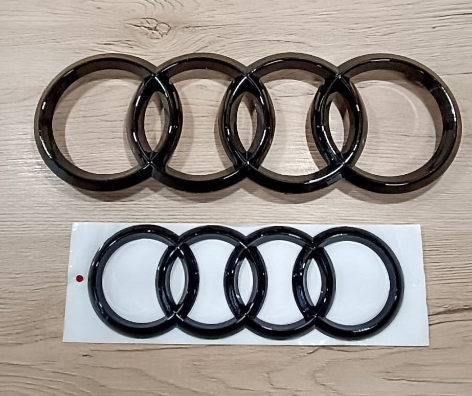 Audi A3 Emblem Logo Schwarz