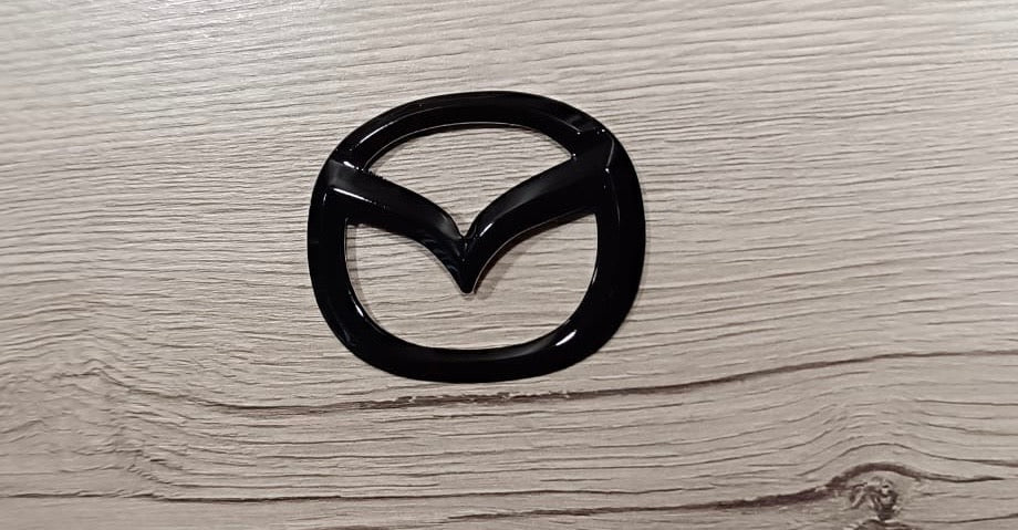 Mazda Lenkrad Emblem Schwarz