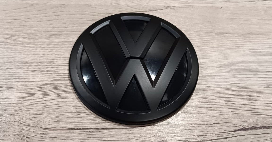 VW Caddy 4 Emblem Logo Heck Schwarz