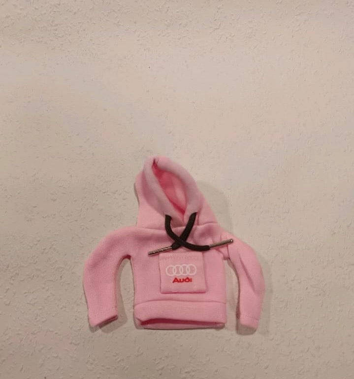 Schalthebel Hoodie Audi Motiv pink