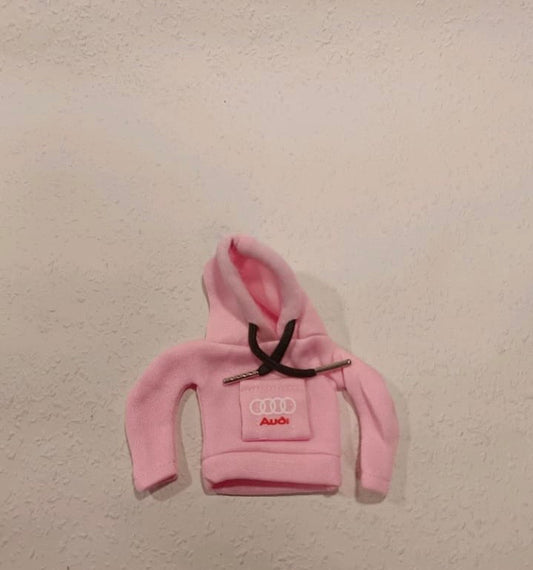 Schalthebel Hoodie Audi Motiv pink