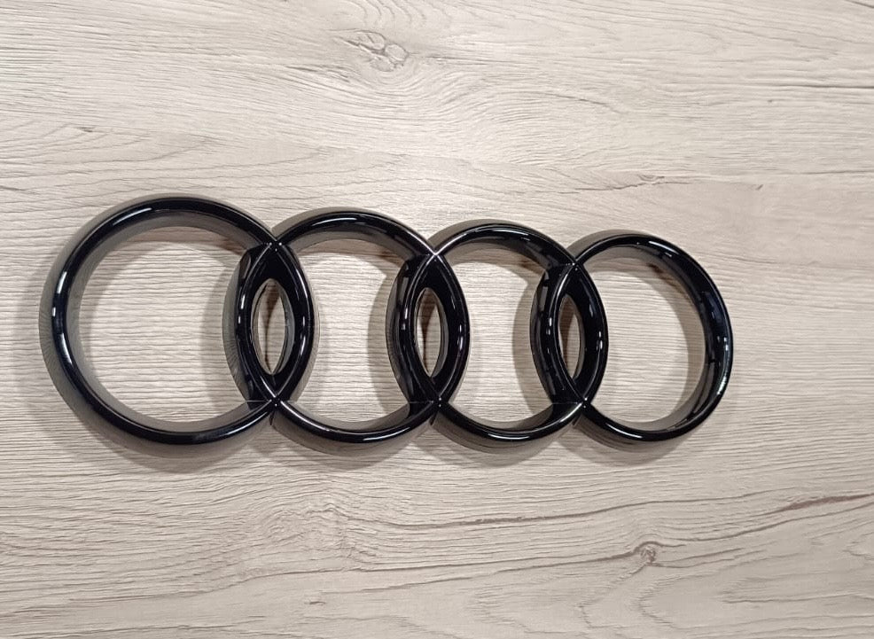 Audi A1 Emblem Schwarz