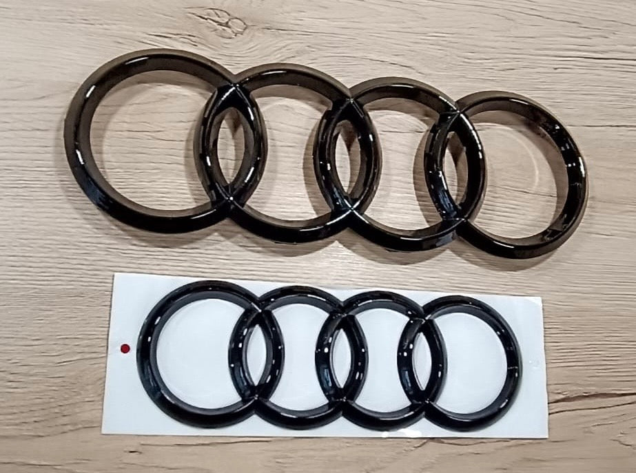 Audi A3 Emblem Logo Schwarz