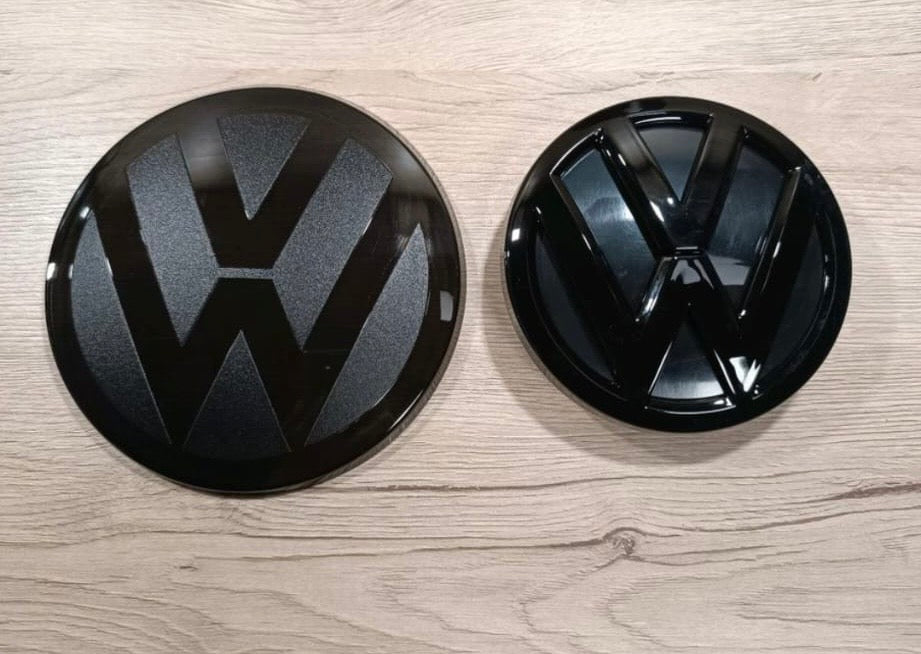 VW T-Roc Emblem Set Schwarz