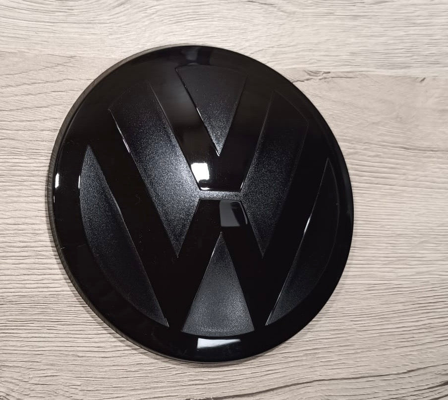 VW T-ROC Emblem Logo Front Schwarz