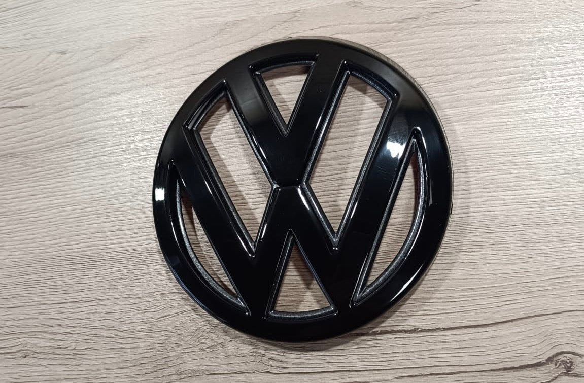 VW Golf 7 Emblem Front Schwarz Indiumgrau